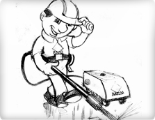 Ansac Handy Man Group - Character Design by TheLogoBoutique.com