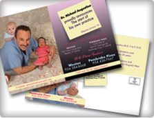 Michael Augustino Pediatric Doctor - Postcards Design by TheLogoBoutique.com