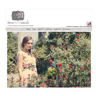 Websites Design - Sample from Metamusephosis
