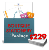 Boutique Stationery Package