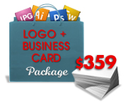 Logo + Business Card Package $359.00
