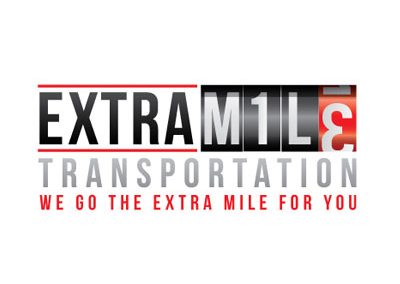 Sample : Extra Mile Transportation Logo