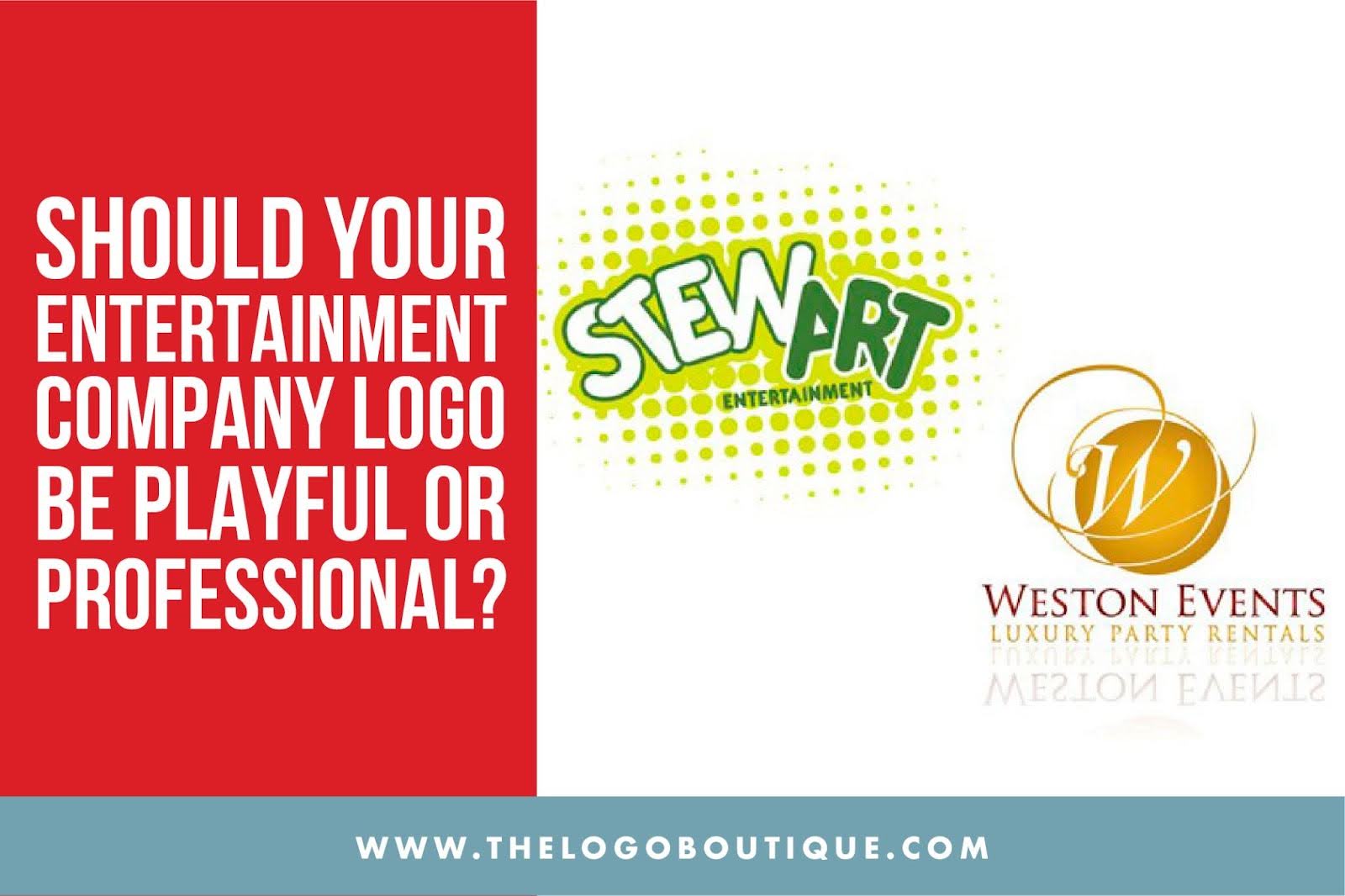 Should Your Entertainment Company Logo Be Playful or Professional?